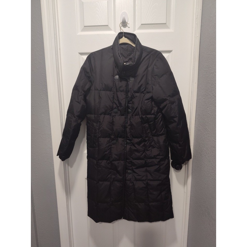 NuAge Long Down Coat Jacket Duvet Puffer Parka Quilted‎ Feather Women's Small